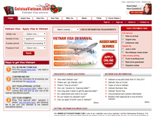 Tablet Screenshot of getvisavietnam.com